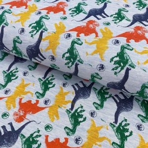 Úplet Jurassic world Prints light blue melange