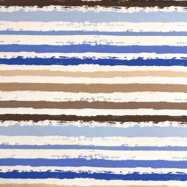 Úplet Snoozy Stripes blue digital print