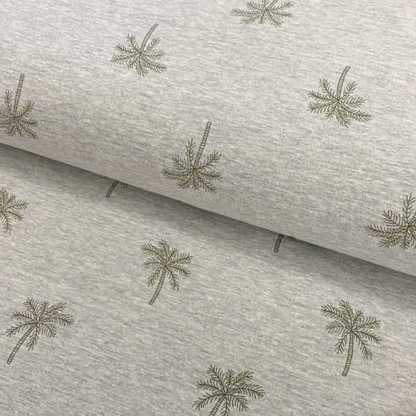 Úplet Palmtree light grey melange