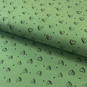 Úplet Ink hearts green