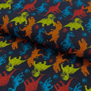 Úplet Jurassic world Prints navy melange