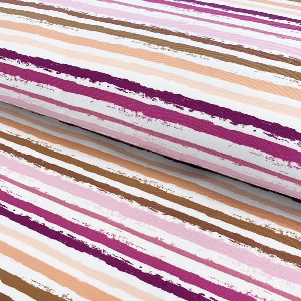 Úplet Snoozy Stripes mini pink