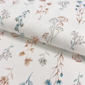 Úplet Snoozy fabrics Aetna big flowers digital print