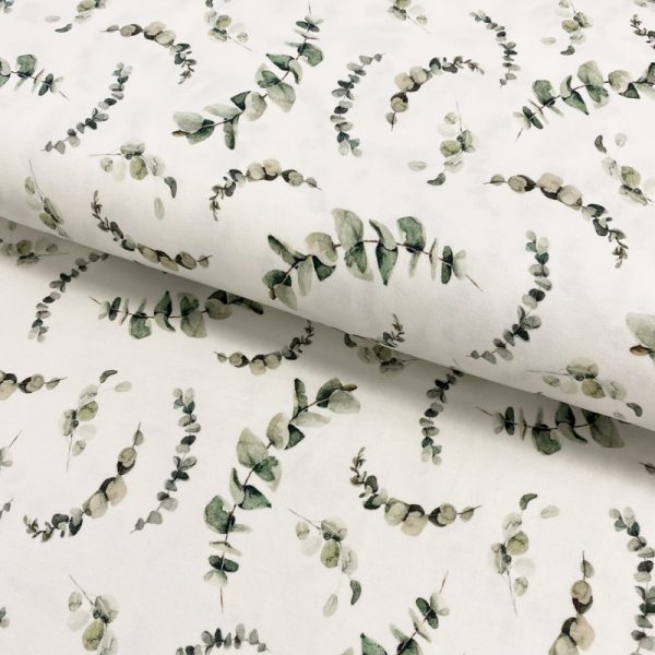 Úplet Snoozy fabrics Bear nature digital print