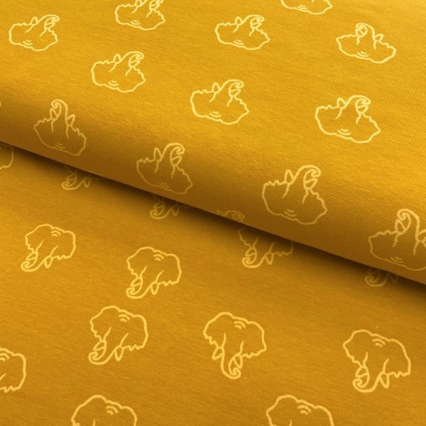 Úplet Snoozy Elephant yellow